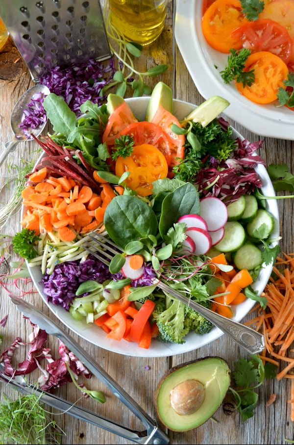 Healthy colourful vegetables